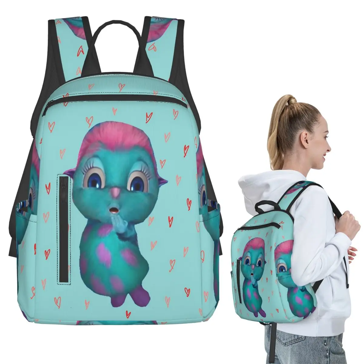 

Bibble Backpack Student BookBag Children School Bag Computer Shoulder Bags Boys Girls