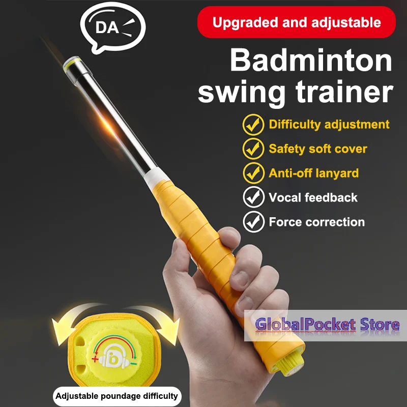 

Badminton Equipment Badminton Racket Swing Trainer Power Generator Movement Corrector Beginner Professional Practice Supplies