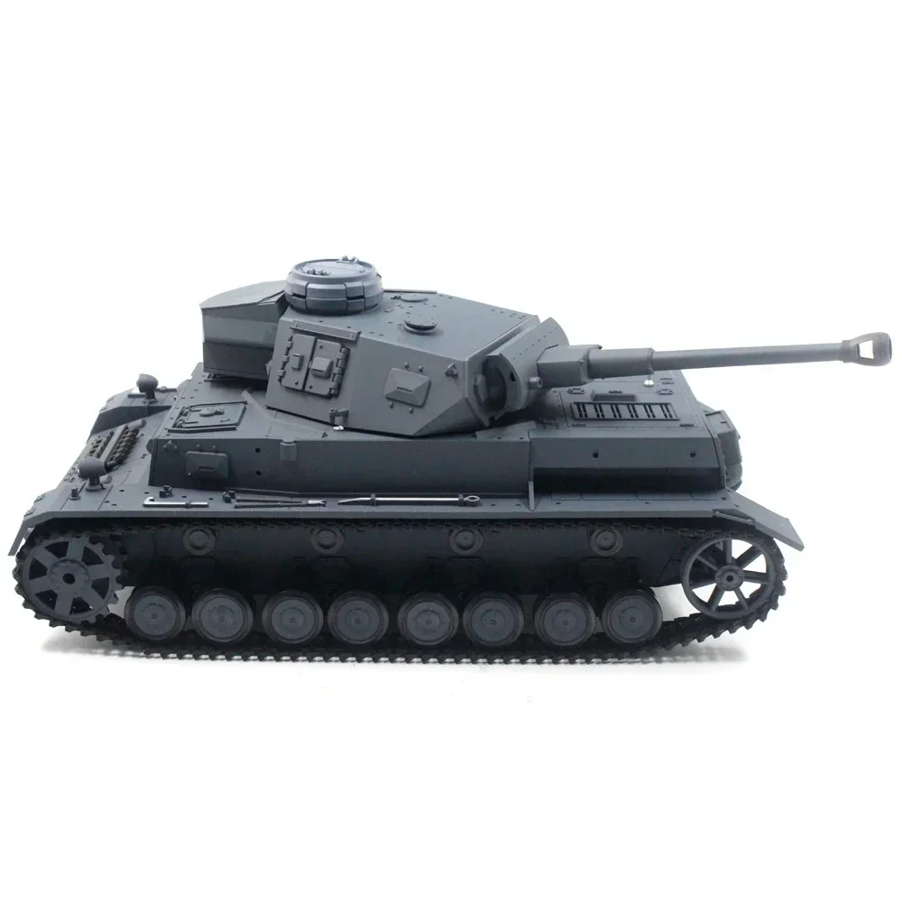 Tanque Médio de Controle Remoto Para Crianças, Henglong, Alemanha, IV, Simulação F2, Suporte de Tanque, Multifunções, Tanque de Batalha, Carro Modelo, Brinquedo