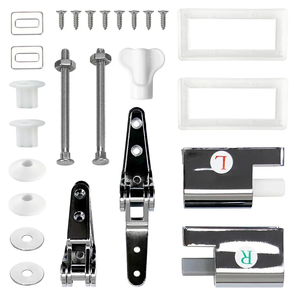 

Механизм плавного закрывания для унитаза, простая установка с помощью отвертки, прочные крепления для унитаза