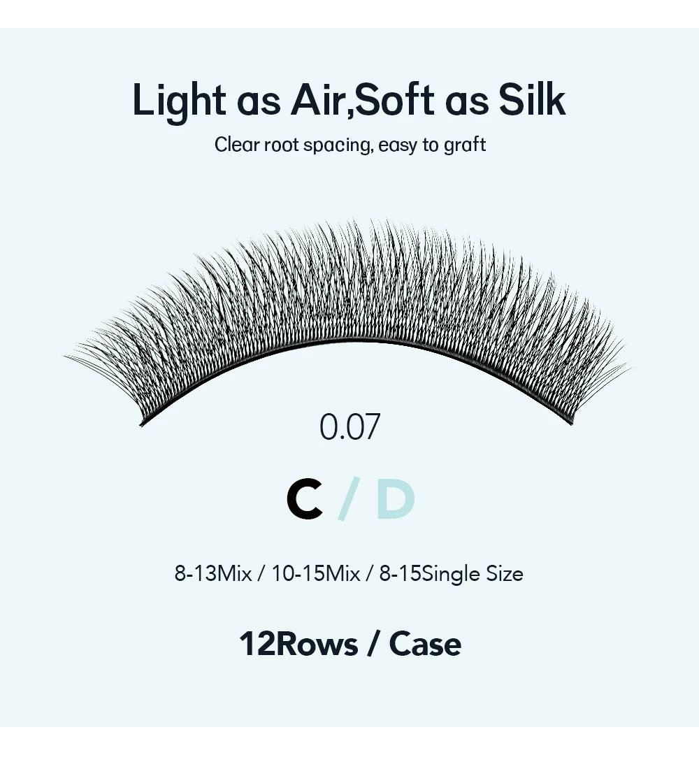 NATUHANA FOX 3D~5D W-förmige Wimpernverlängerung Cat Eye Long Tail Premium Natürliche Leichtgewichtige Volumen Fox Eye Wimpern Make-up-Tool – Detail 7