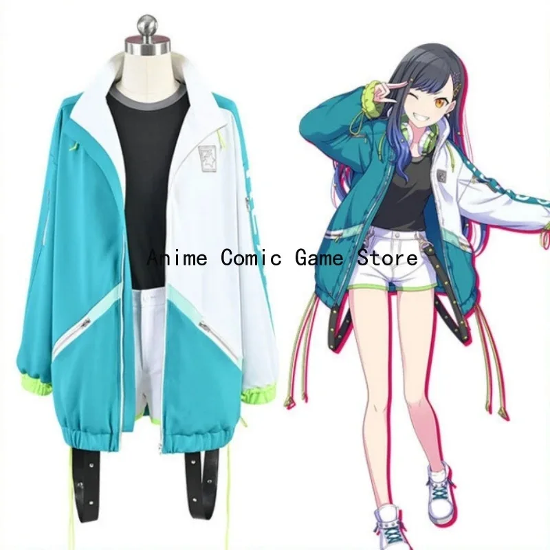 

In Stock XS-3XL Shiraishi An Cosplay Costume Wig Project Sekai Colorful Stage Anime Halloween Party Outfits for Women