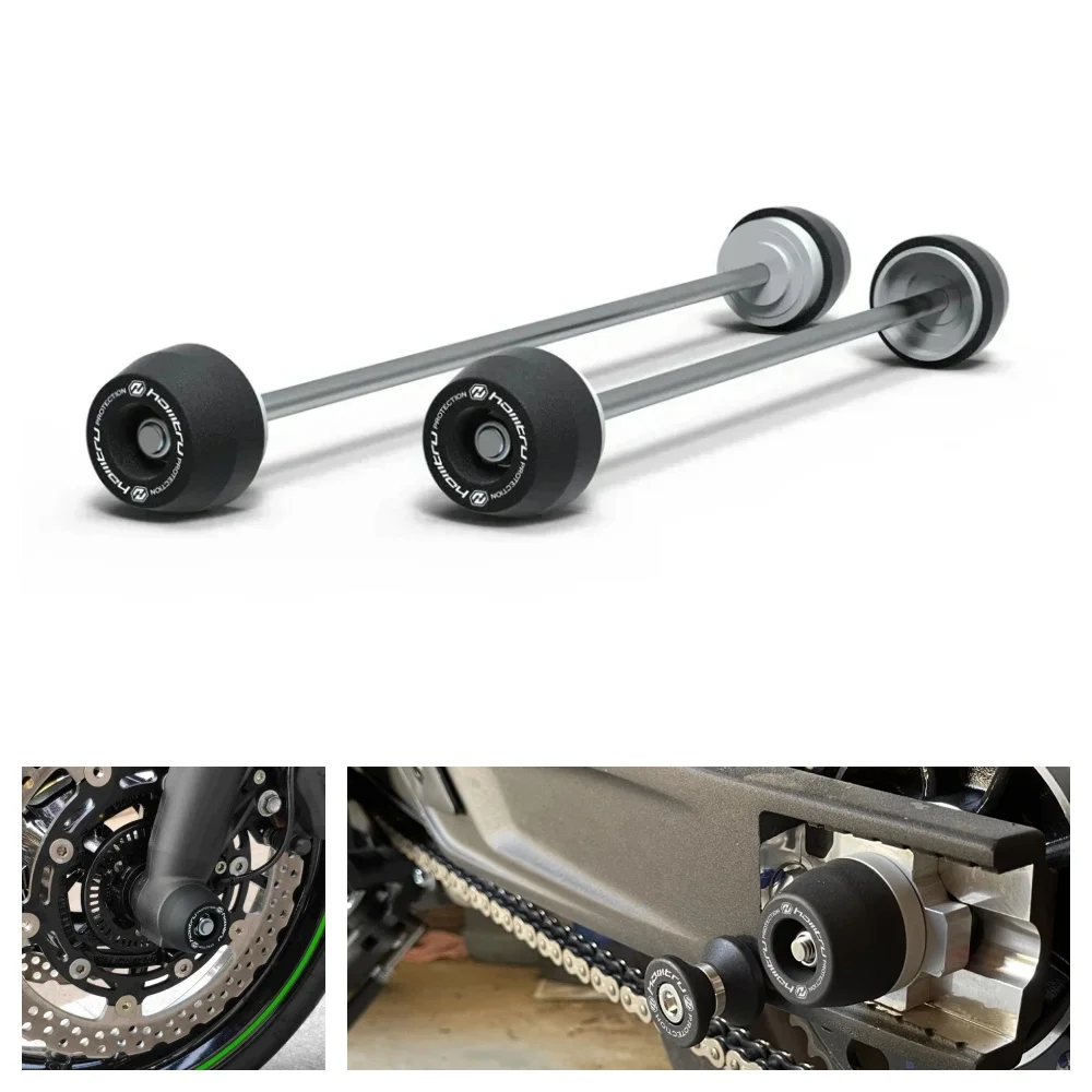 

For Yamaha XSR900 2022 2023 2024 2025Front Rear Axle Fork Sliders Motorcycle Frame Crash Protector Wheel Hub Anti-Collision