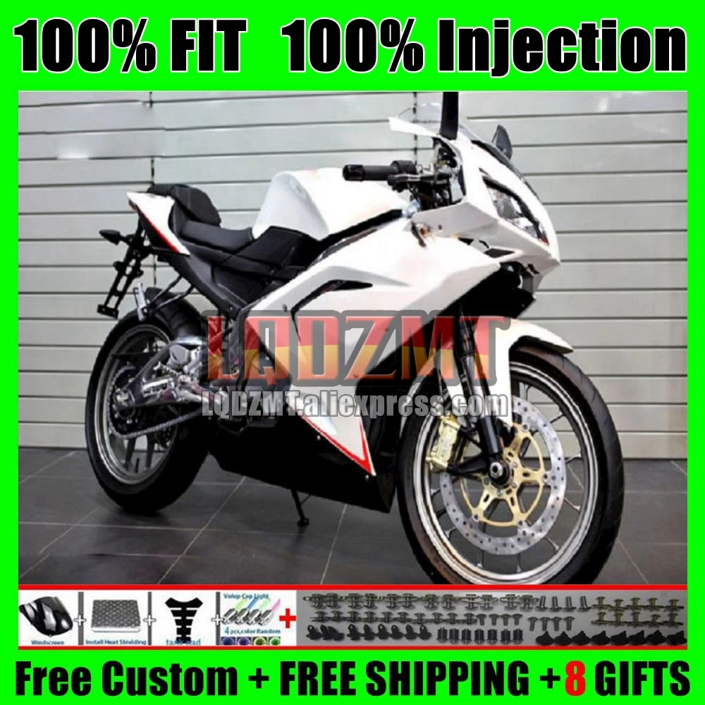 Injection Body For Aprilia RSV125 RS125 Hot white 12 13 14 15 16 111No.57 RS-125 RS 125 R RR 2012 2013 2014 2015 2016 Fairing