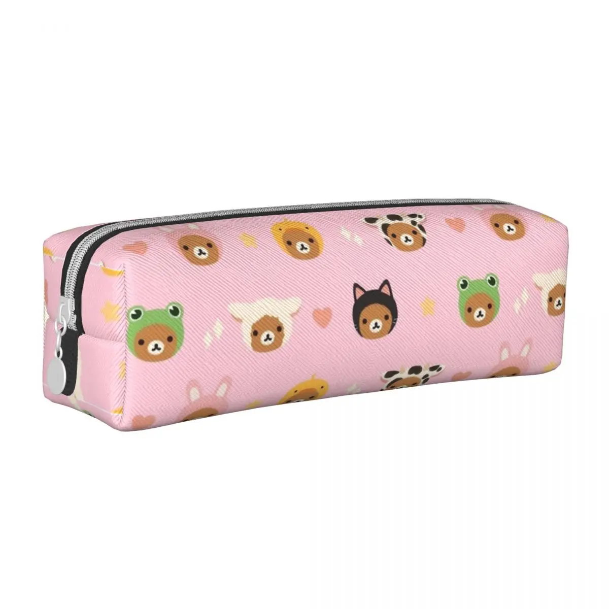 

Pink Rilakkuma Zoo Pencil Case Fun Pen Box Bags Kids Big Capacity Students School Cosmetic Pencil Pouch