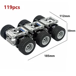 Power Group Module Mini Motor Micro Motor Building Blocks Engine Car Bricks PF Technical Toy for C61018 C61019 Leduo Parts