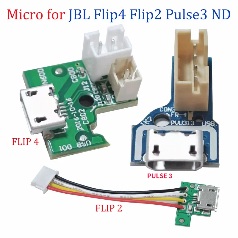 Mini Flip4 Flip2 JBL Pulse3 ND USB-C charging tailboard connector Type-C power interface replacement charger part 1 piece