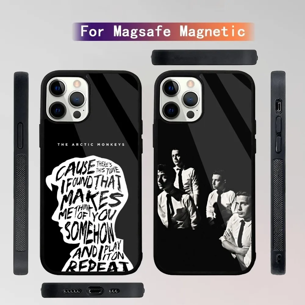 Arctic M-Monkeys Phone Case For iPhone 16,15,14,13,12,11,Plus,Pro,Max Mini Magsafe Magnetic Wireless Charging