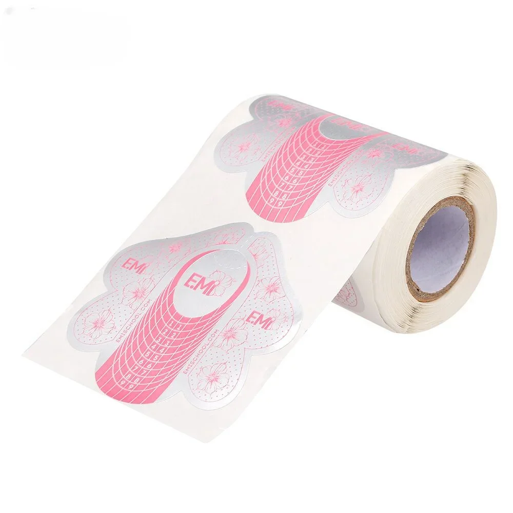 Professional Nail Form Polish False Nails Tips Extension Mold Stickers Self-Adhesive UV Gel Paper Manicure формы для наращивания