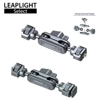 LEAPLIGHT Brazo Mágico Metálico Mejorado con Doble Rótula y Tornillo de 1/4'' para Montaje Extensible en Cámaras DSLR, Monitores, Micrófonos, Luces y Trípodes