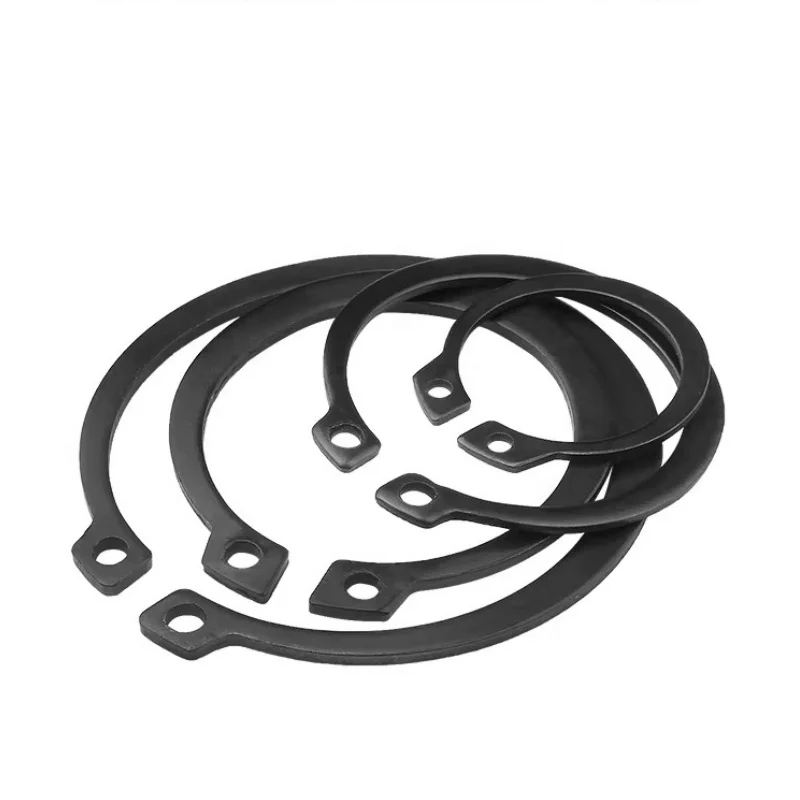 1Box GB894 M3 To M48 Assortment Kit Black 65mn/Stainless Steel Shaft Bearing Retaining Clip Snap Ring C Type External Circlip