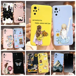 For Xiaomi Redmi Note 10 4G Case Note 10S Luxury Painted Bumper Soft Phone Case For Xiaomi Redmi Note 10 Pro Max Note10 S Fundas