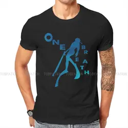 One Breath Spearfishing Freediving lovers Casual TShirt Dive Scuba Diving Style Tops Casual T Shirt Men Short Sleeve Unique Gift