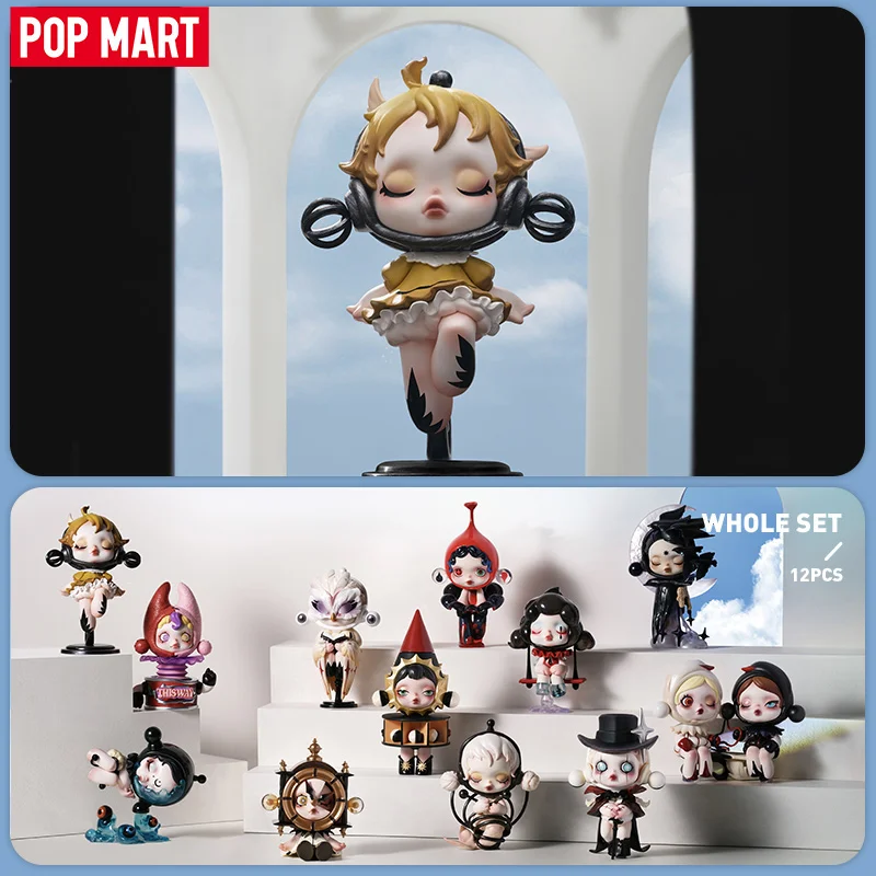 POP MART SKULLPANDA Image Of Reality Series Mystery Box 1PC/12PCS POPMART Blind Box Action Figure Cute Toy Birthday Gift