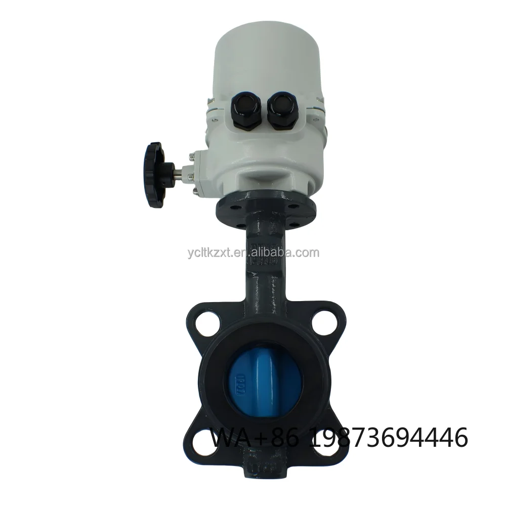 IP67 flanged  butterfly valve actuator, 2-24 inch specification for industrial water pipeline control system