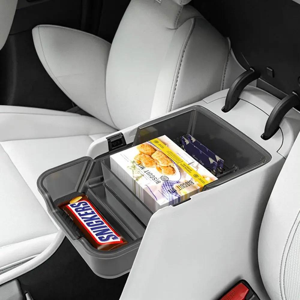 Automotive Center Console Tray For 2025 Hyundai Kona Armrest Storage Organizer Box Interior Accessories Container