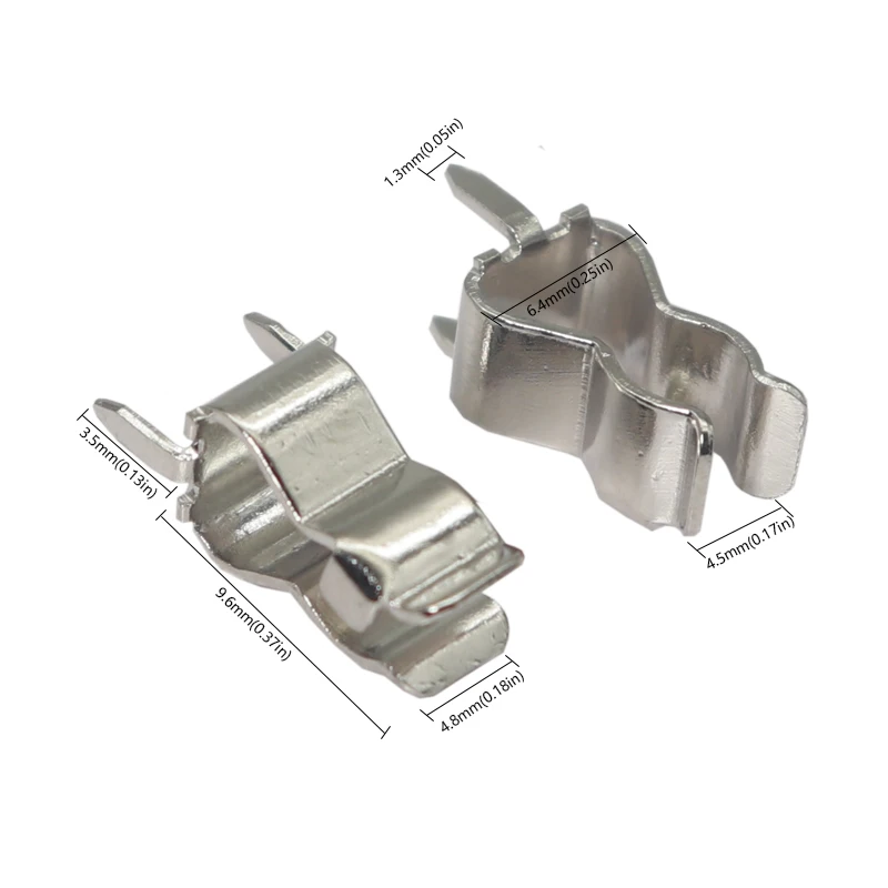 【100-20PCS】5x20mm Fuse holders Fuse Tube Support Fuse Holder For 5x20 insurance Fuse Clip