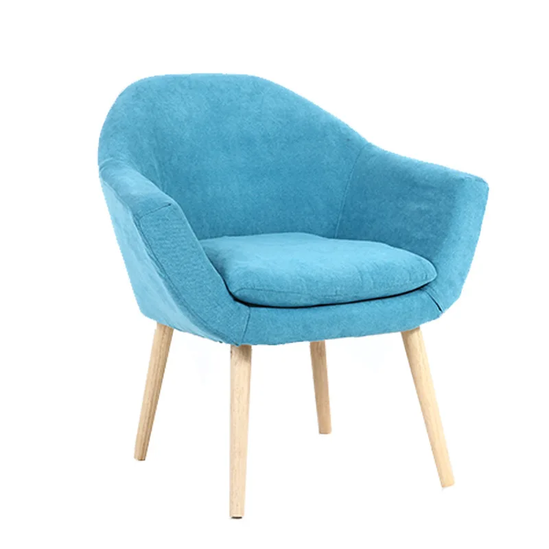 

Nordic fabric sofa, lazy furniture chair, booth milk tea shop to negotiate leisure table and chair combination