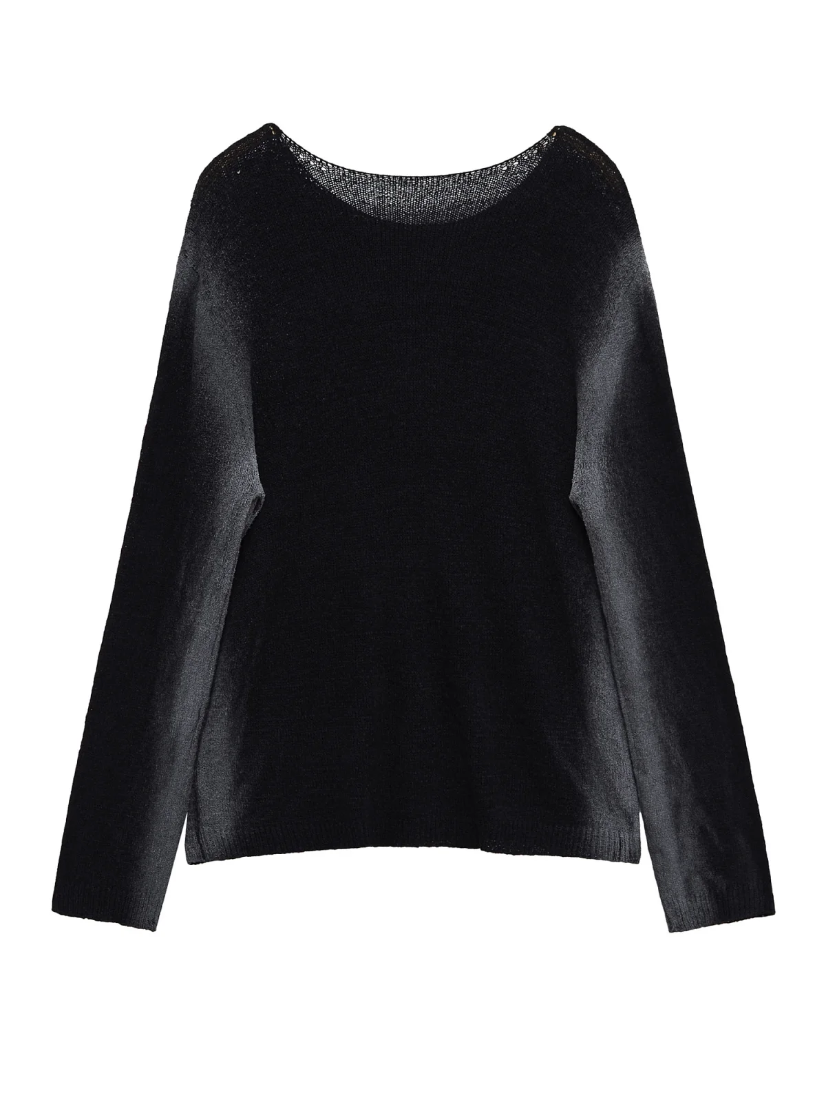 

Sweet Lazy Sle adient Print Loose round Ne Long Sve Knitted Sweater New Arrival Women's Casual Faion Polyester Fiber