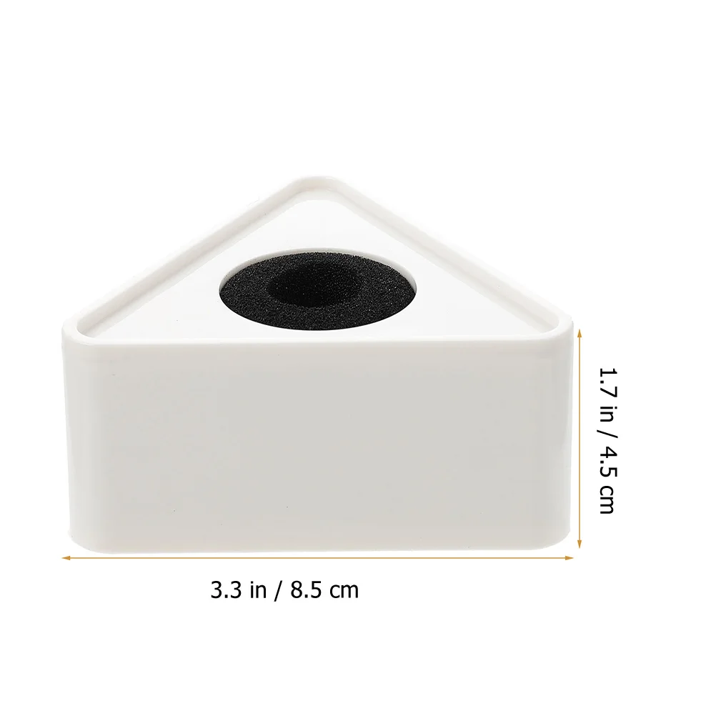 

4pcs Triangular Microphone Logo Station Interview Mic Flag Station Microphone Prop Wireless Mic Holder Abs Material Logo