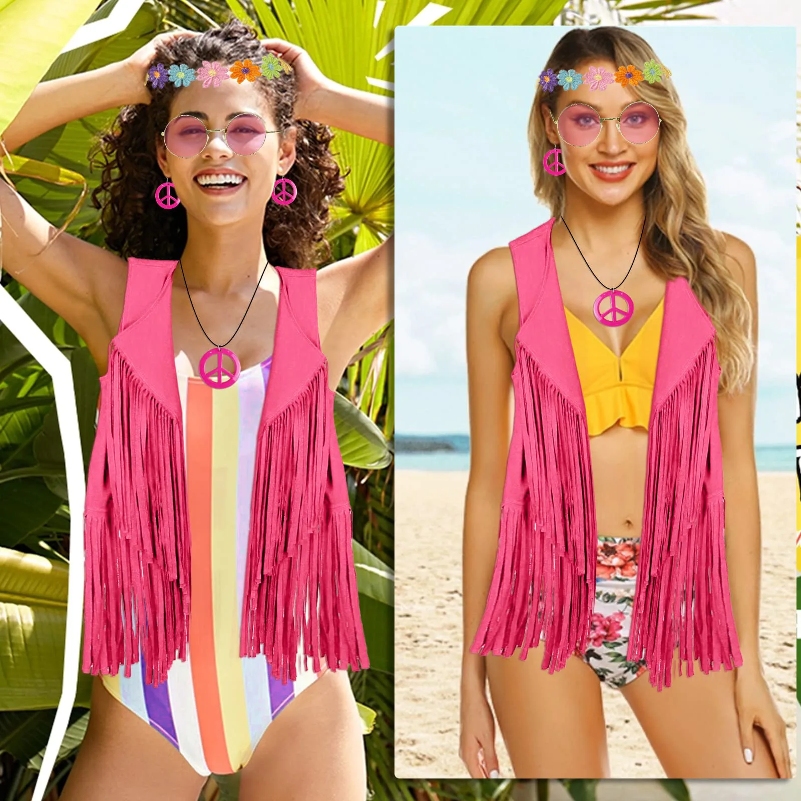 2026 European and American Popular Fringed Jacket Women's Deerskin Velvet American Large Size Vest Vest Trendy Women's Clothing