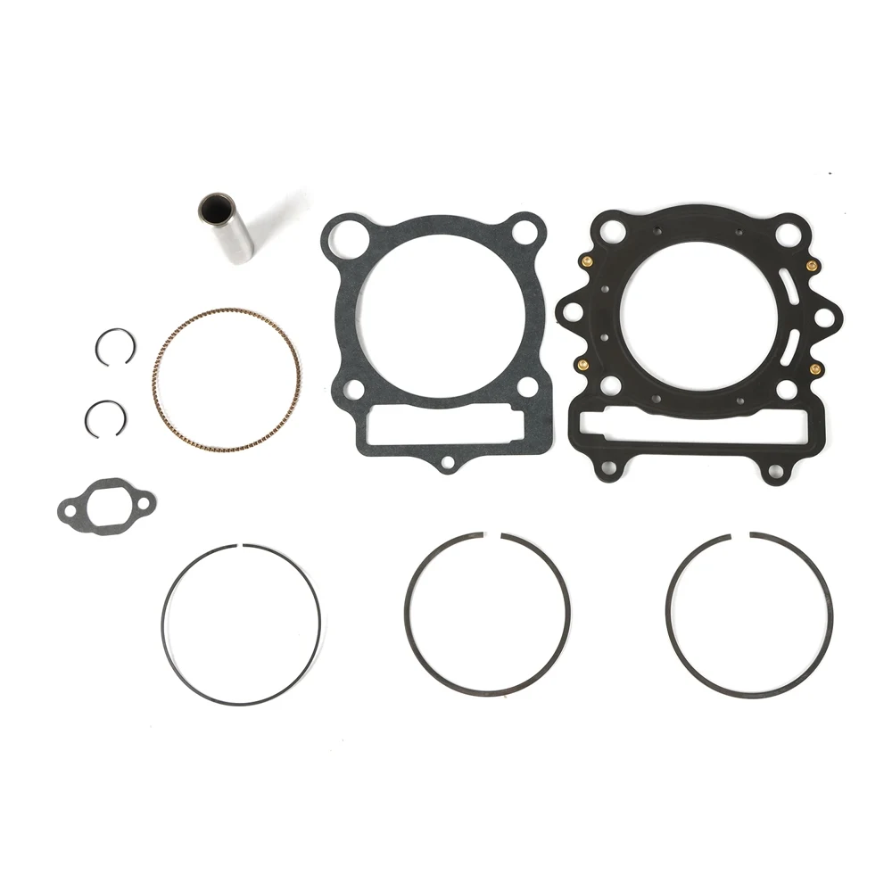 1set Motorcycle Cylinder Piston and Ring Top End Gasket Kit 13101-004-0000 For HiSUN MSU 400 HS YS UTV ATV MSU400, YS400, UTV400