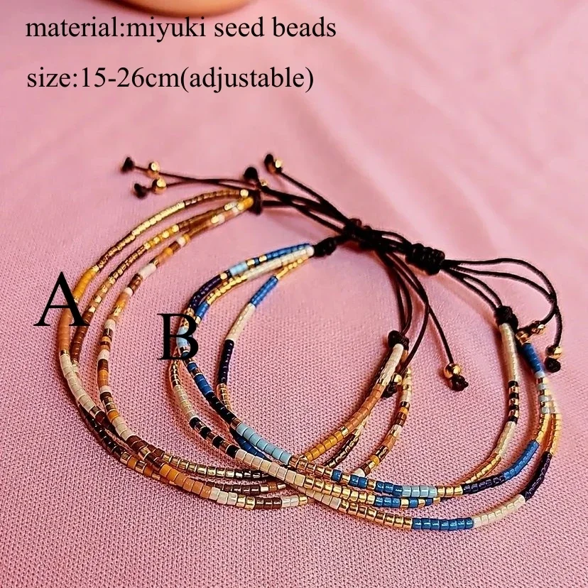 KKBEAD Miyuki Multilayer Thin Beads Bracelets Autumn and Winter Style Bracelet for Women Jewelry Gift Pulseras Mujer