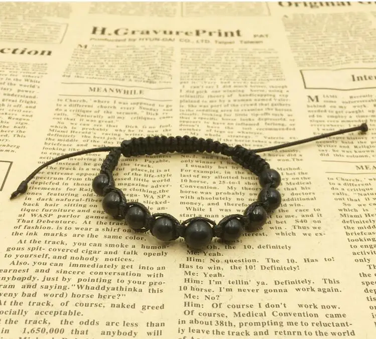 Wholesale 1pcs 100% Natural Russia Shungite Bead Bracelet,EMF Radiation Protection,5G Blocker