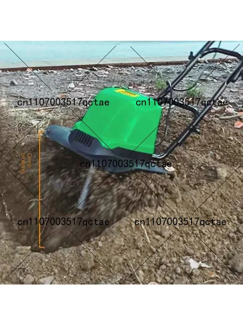 1500W Electric Micro-Tiller Scarifier Small Agricultural Tilling Machine for Household Garden Orchard Plowing And Digging