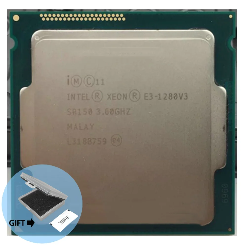 

Intel Xeon E3-1280v3 E3 1280v3, E3 1280 v3, 3,6 ГГц, ный хъядерный, восьмичный, ЦПУ L2 = 1 Мб, L3 = 8 Мб, 82 Вт, LGA 1150