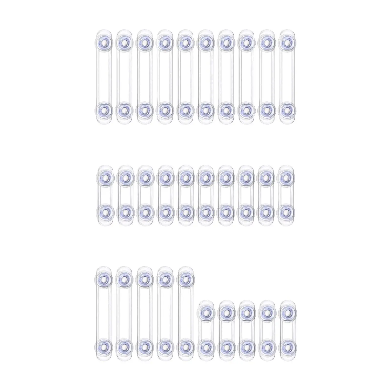 

10x Child Safe Cabinet Lock Multipurpose Clear No Drill Drawer Locks Baby Proofing for Drawer Cabinet Door Appliance Cupboard