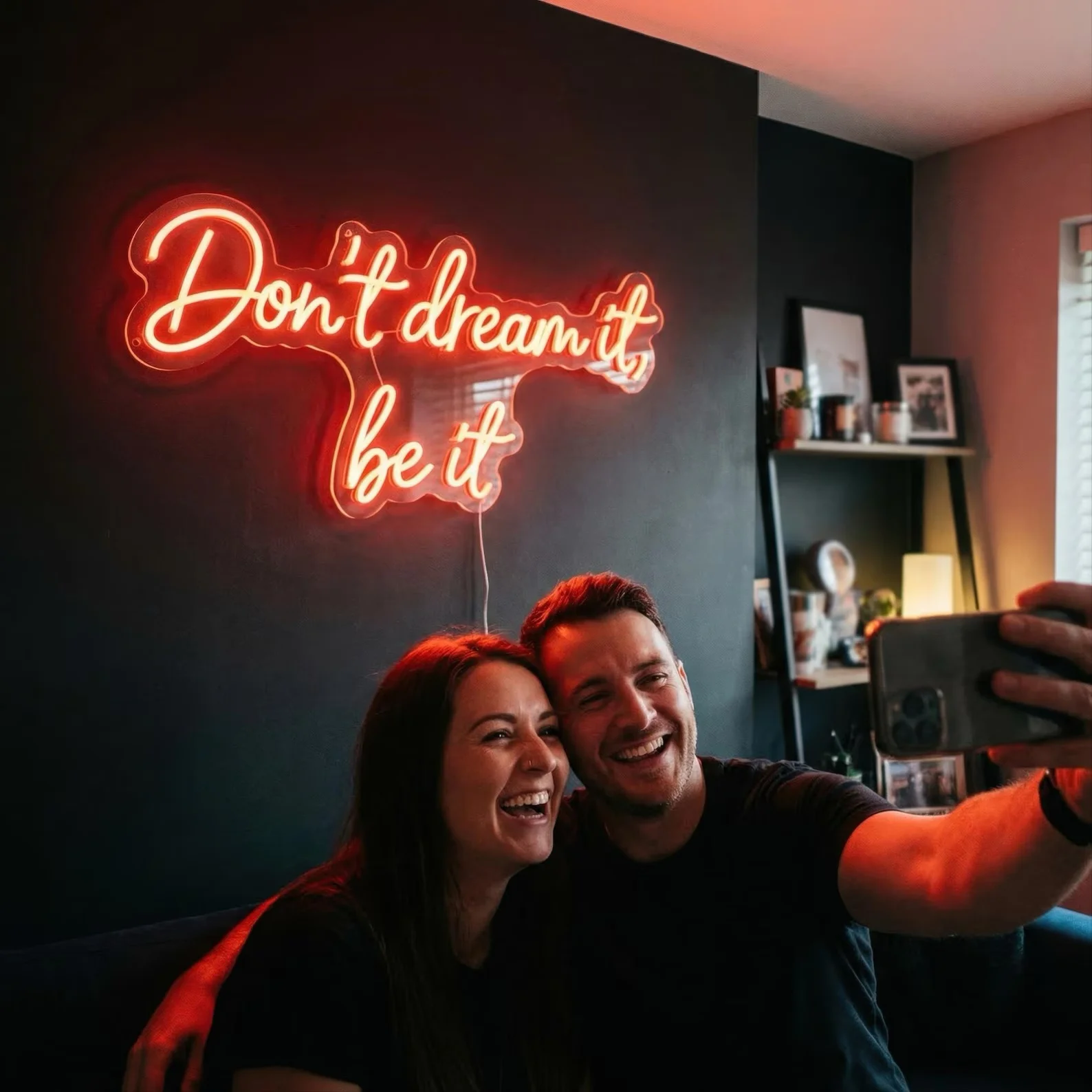 Don't Dream It Be It Neon Sign, Graduation Gift, Teen Room Decor, Led Neon Light, Patio Wall Art Decor, Movie Quote Neon Lamp