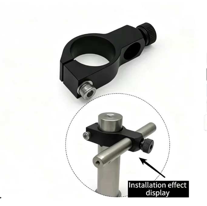 Optical Support Rod Fixing Clamp 90° 45° Angle Adapter Connecting Rod Conversion Fixture for Optical Laboratory Experiment