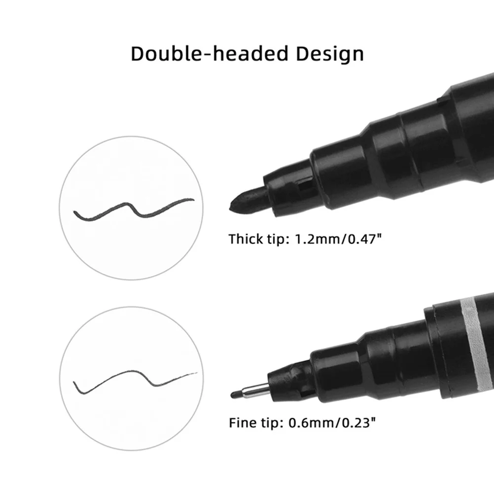 

10 шт. многофункциональная ручка для татуировки бровей, губ, ареолы, инструмент для маркировки кожи, прецизионный хирург