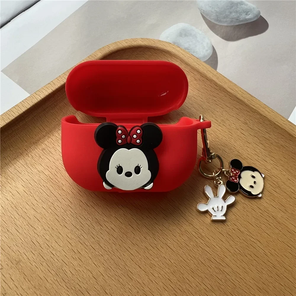 Case Cover for JBL Wave Beam Protective Sleeve Disney DIY Cartoon Earphone Accessories for JBL Wave 200 Cover with Keyring