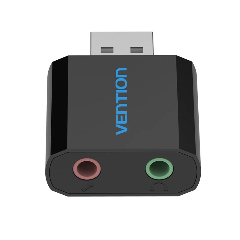 Vention Mini USB Sound Card Audio Card USB To 3.5mm Femal External sound card With Mic headset Adapter For Speaker Laptop PC PS4
