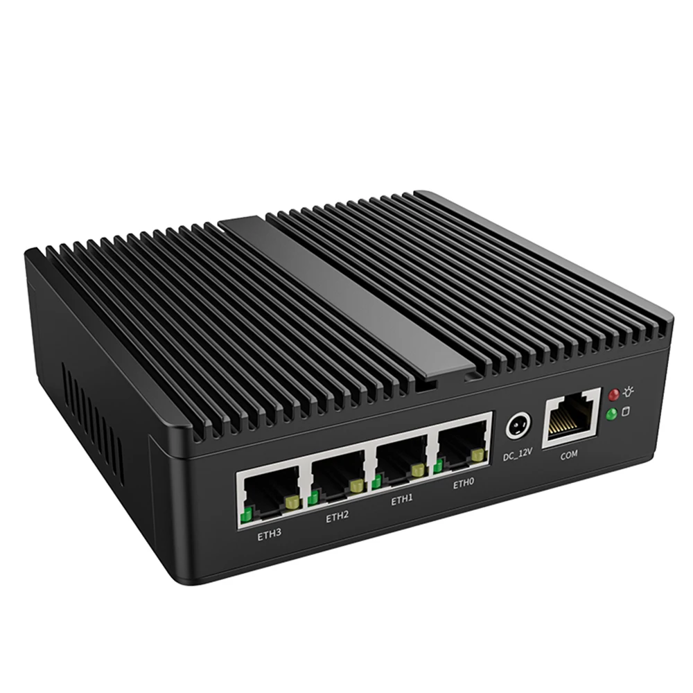 Lüfter loser mini pc intel n100 celeron n5105 soft router 4xintel i226v 2,5g lan ddr5 nvme ssd pfsense firewall Appliance esxi AES-NI