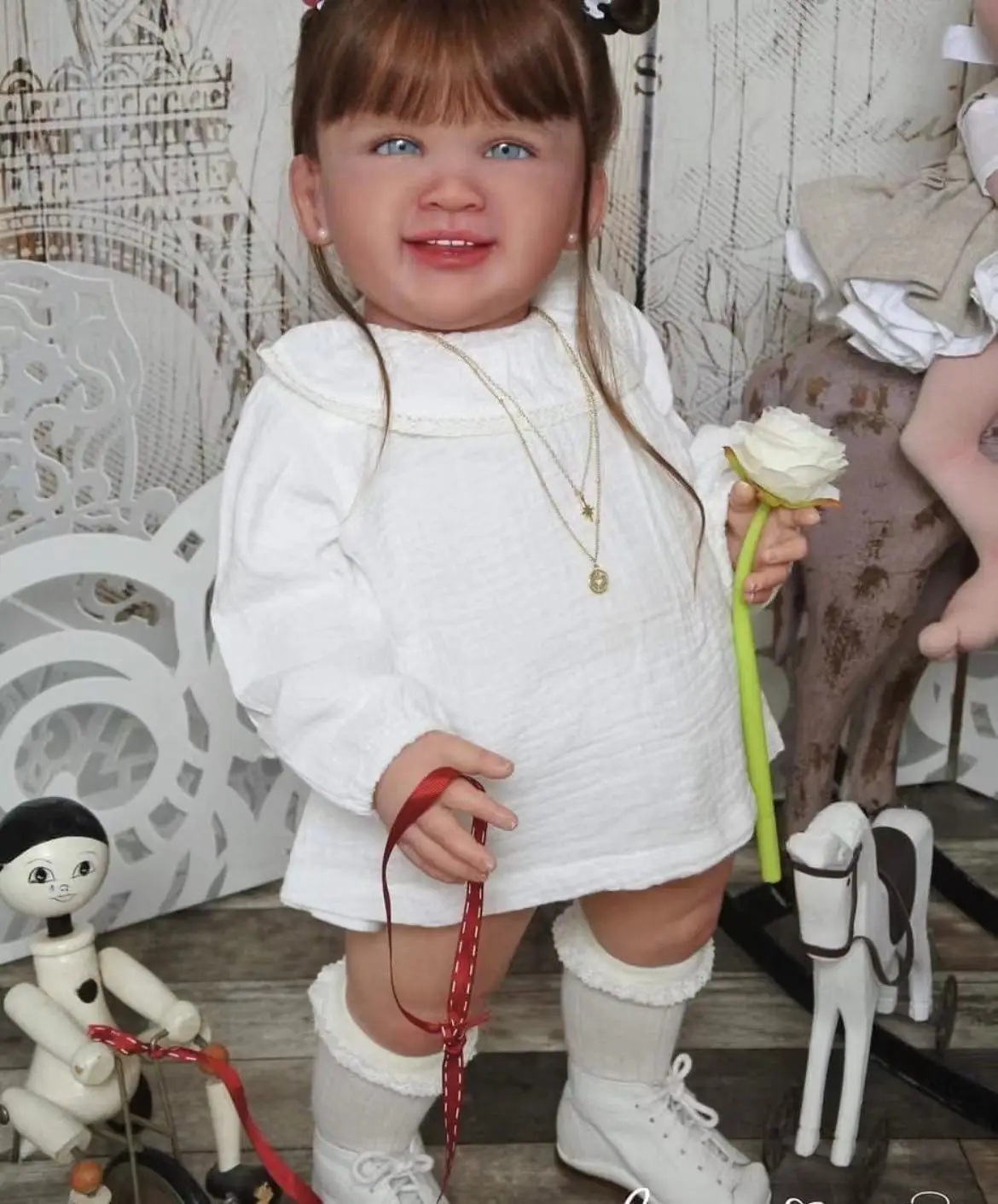 

FBBD Customized Limited Supply70cm Reborn Baby Doll Renata With Hand-Rooted Hair HUge Girl Already Finished Doll