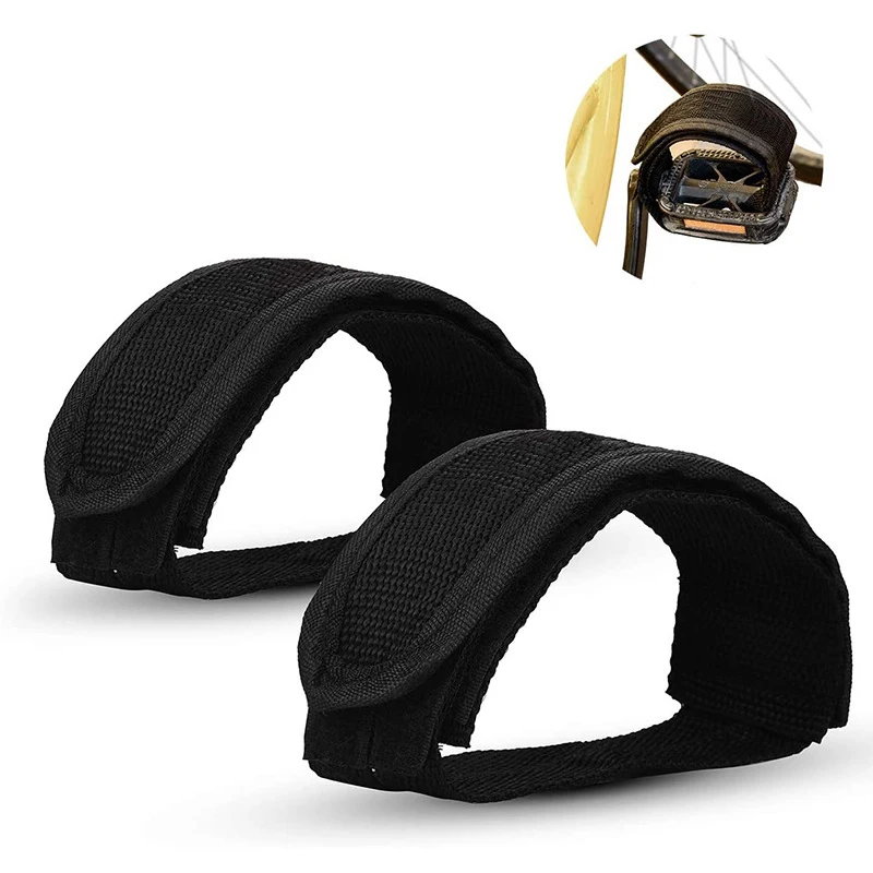 

2pcs Bike Cycling Bicycle Soft Fixed Gear Pedal Band Feet Set Pedal Straps Bicycle Foot Straps