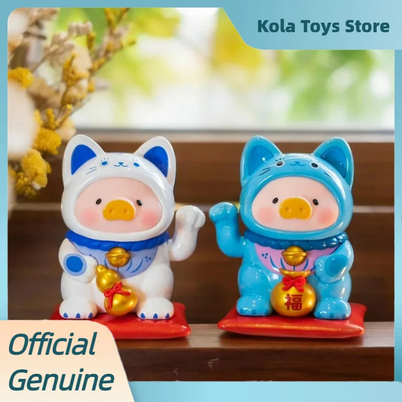 

New Genuine Lulu The Piggy Lucky Cat Series Blind Box Desktop Model Money Drawing Mystery Box New Year Festival Gift For Girl