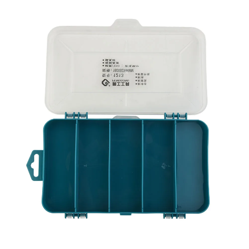 Sturdy and Compact Storage for Small Parts, 8 Slot Plastic Screws Threads Bolts Nails Nuts Storage Case Tidy Box Tools