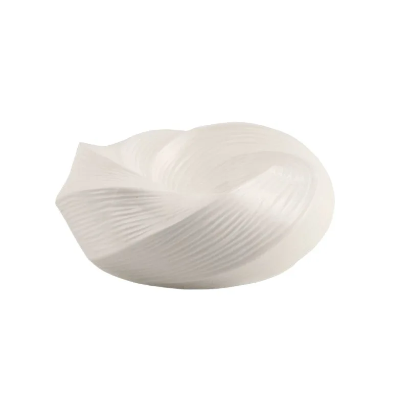 

Pure white special-shaped plate, ceramic cold plate, household tableware