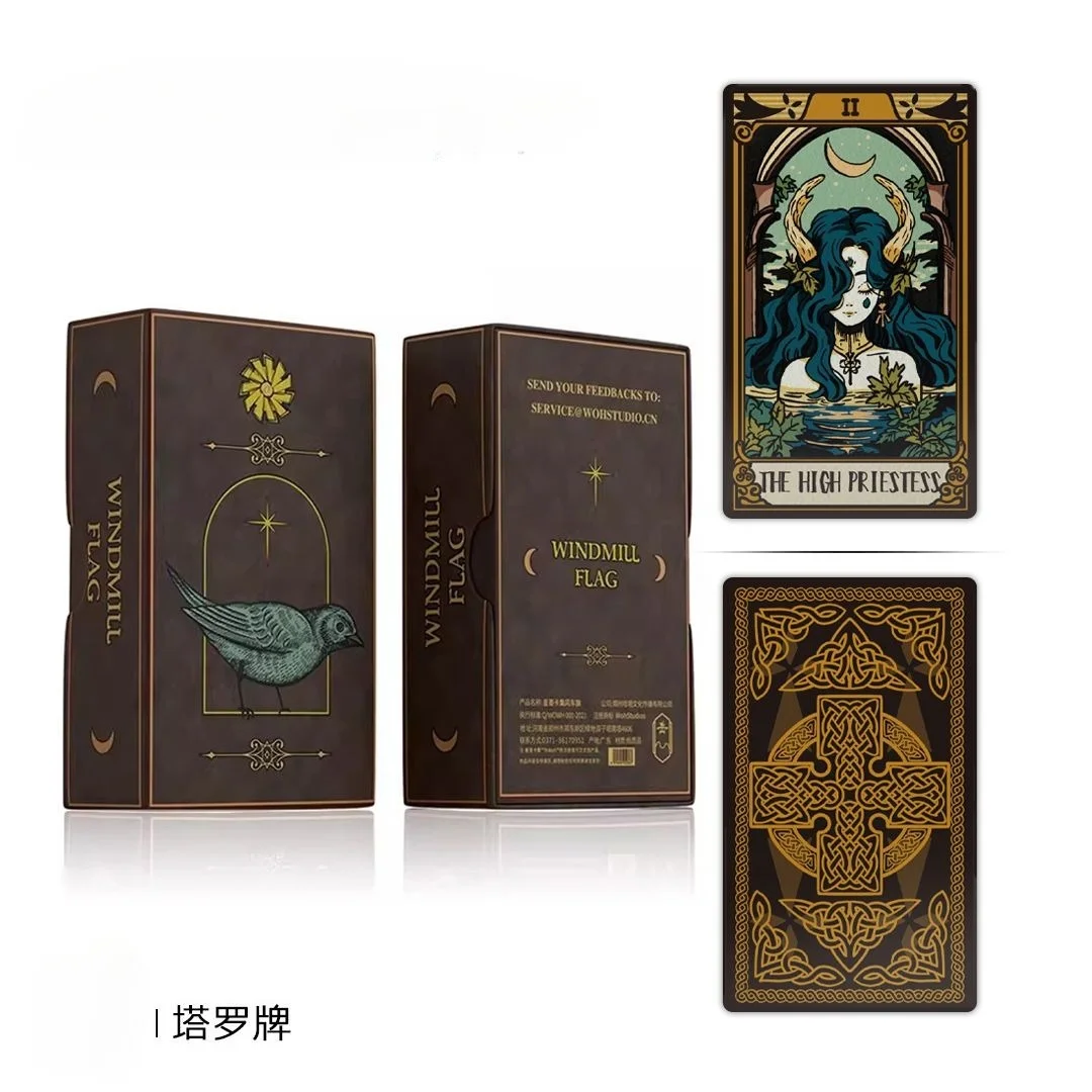Windmill Flag Tarot Cards Star Diamond Card Set 78 Waite Cards Beautifully Painted Waite Cards