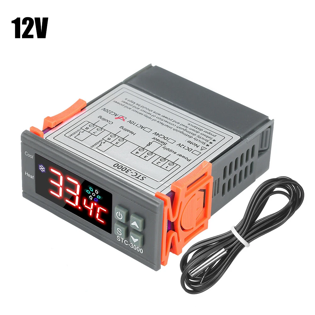 Quality for stc 3000 Electronic Temperature Controller Thermostat with Probe Sensor for Accurate Temperature Control