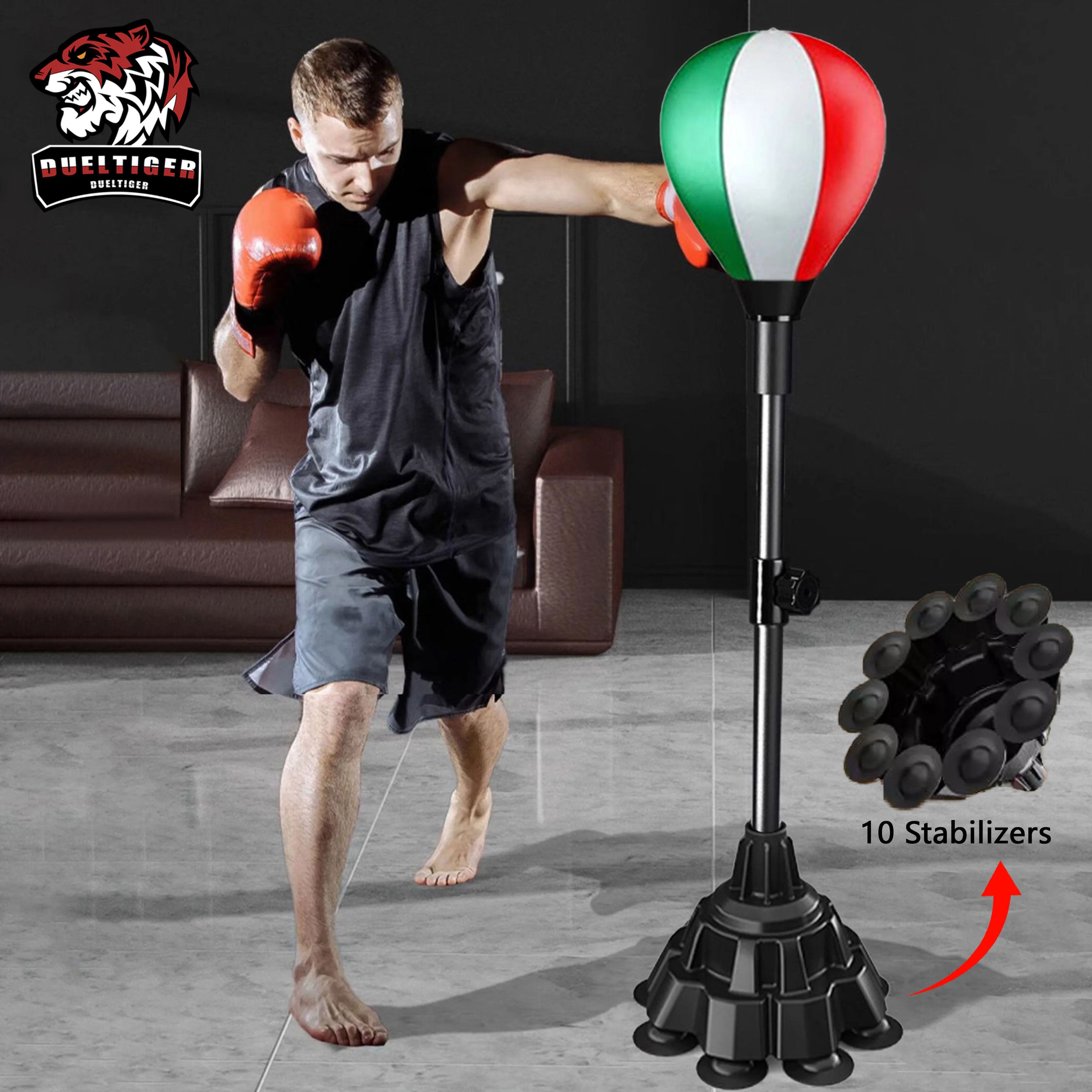 Vertical Boxing Reflex Ball Boxing Speed Ball Training Response Target Household Punching Bag Kickboxing Training Equipment