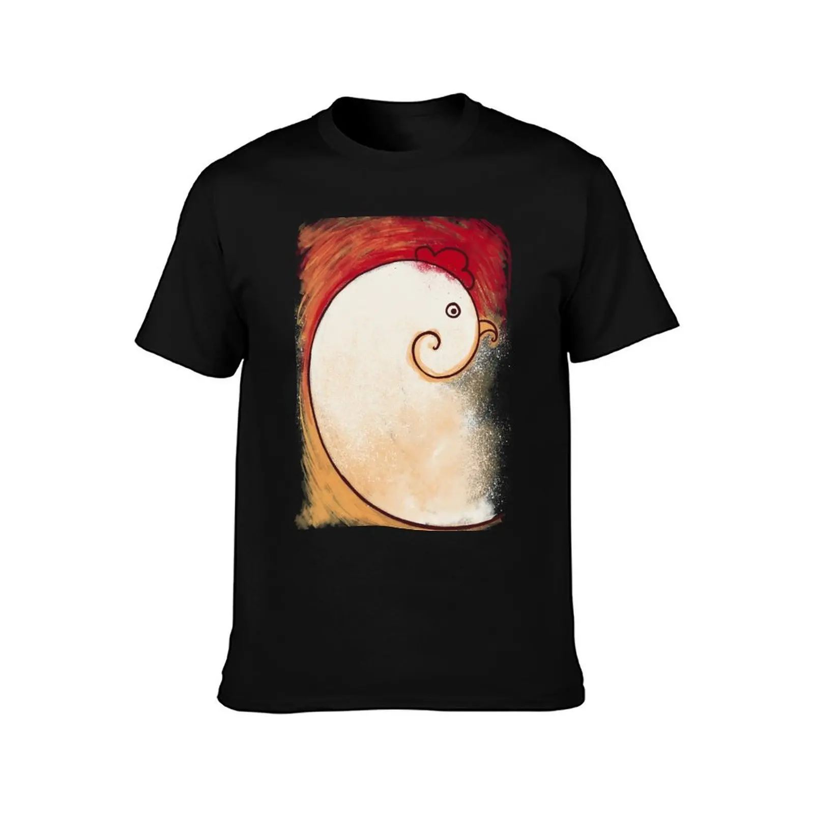 Fibonacci Chicken T-Shirt Basic Short Sleeve for Men T-Shirt