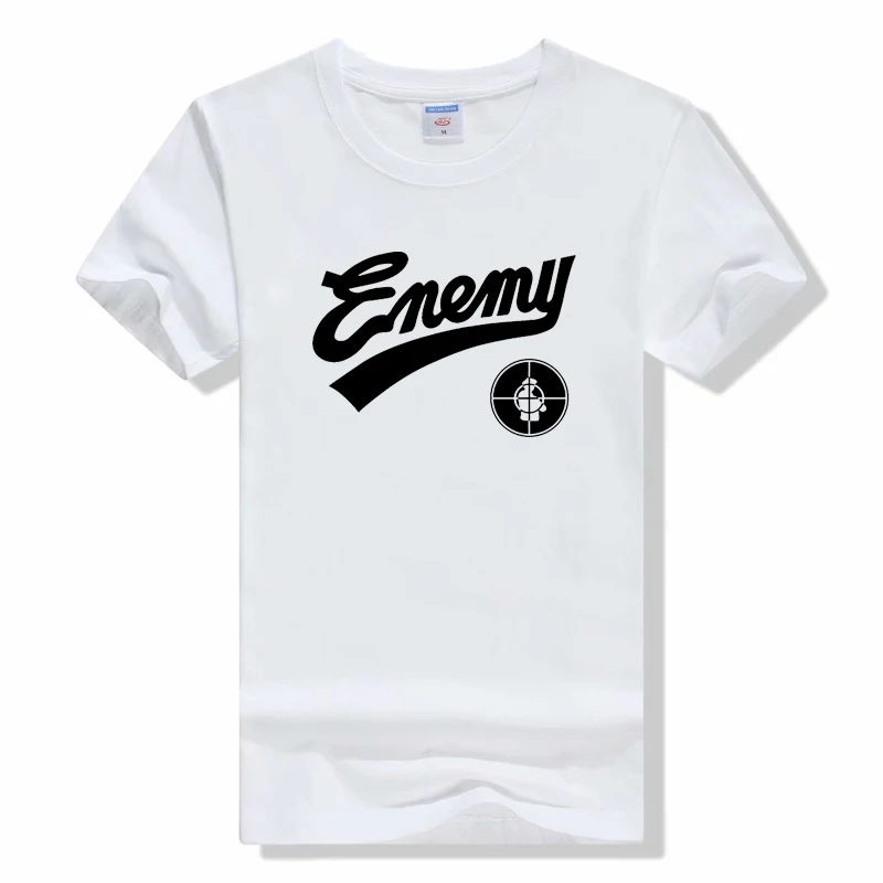 Fun Summer Style US Rap Team Public Enemy T Shirt fashion Cotton T-shirt Short Sleeve Casual Hip Hop Tees