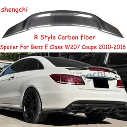 W207 R Style Spoiler for Mercedes-benz E Class C207 2-door Coupe Carbon Fiber Rear Trunk Wings E200 E250 E300 E350 2010-2016