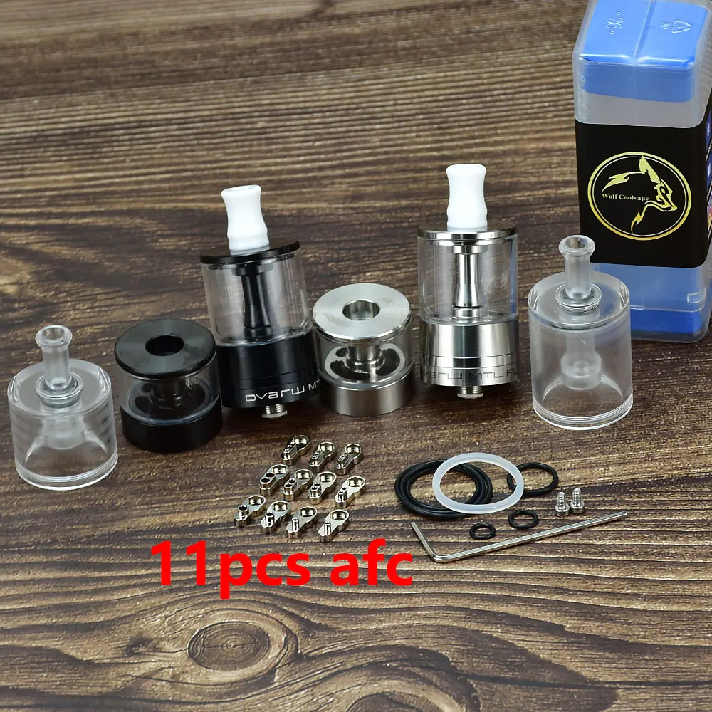 

Dvarw MTL FL rta 24 мм бак с одной катушкой Регулируемый распылитель RTA бак 316ss распылитель с воздушным потоком 11 шт. вставка AFC vs kayfun x MTL rta