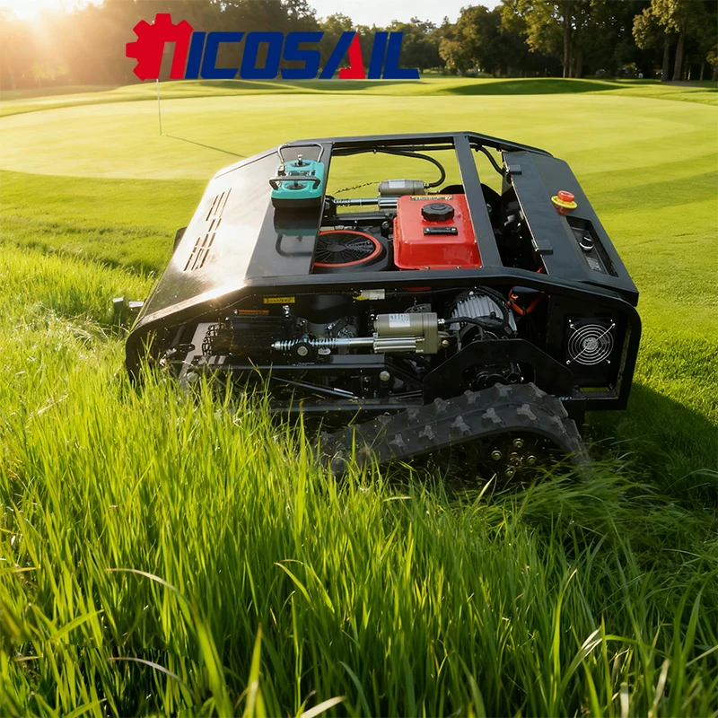 

Hot selling remote control machine automatic lawn mower remote control lawn mower small lawn mower garden courtyard